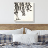 Vintager Schwarzer Weidenbaum Leinwanddruck (Insitu (Schlafzimmer))