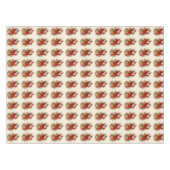 Vintager Schwarzer Weihnachtsmann Tischdecke (Vorderseite (Horizontal))