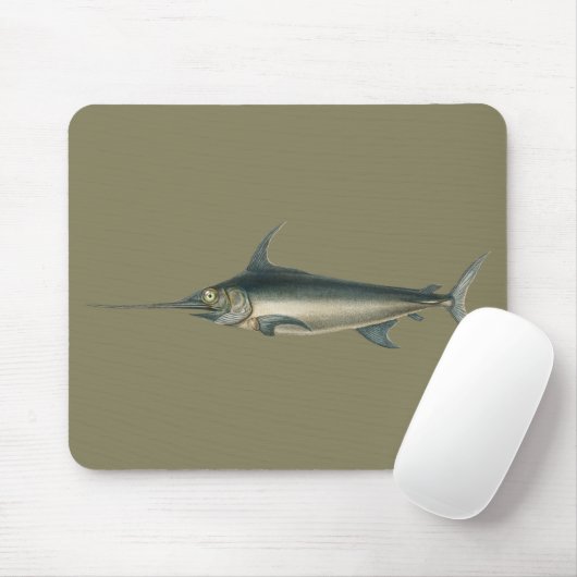 Vintager Schwertfisch Mousepad (Mit Mouse)