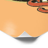 Vintager Scoot in Style Glossy Poster (Ecke)