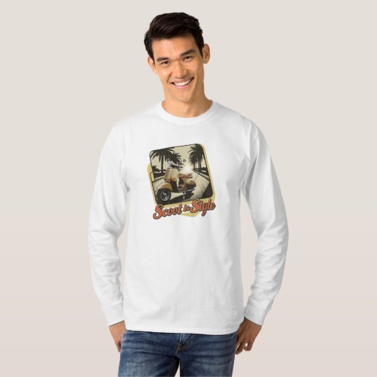 Vintager Scoot in Style Long Sleeve T - Shirt (Vorne ganz)