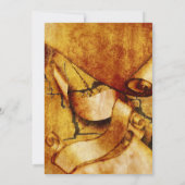 Vintager Scroll-Geburtstag PERSONALISIEREN Einladung (Rückseite)