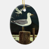 Vintager Seagull-Halssteg, Meervögel Keramikornament (Hinten)