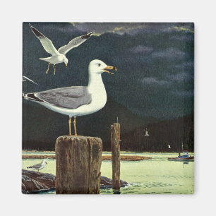 Vintager Seagull-Halssteg, Meervögel Magnet