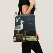 Vintager Seagull-Halssteg, Meervögel Tasche (Von Nahem)