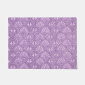 Vintager Seashells-Lavendel lila Fußmatte (Vorderseite)