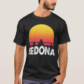 Vintager Sedona Arizona Retro T-Shirt (Vorderseite)