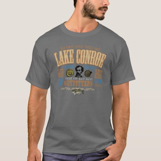 Vintager See Conroe T-Shirt (Vorderseite)