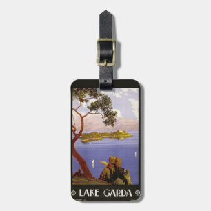 Vintager See Garda Italien kundenspezifischer Gepäckanhänger