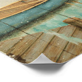 Vintager See Poster (Ecke)