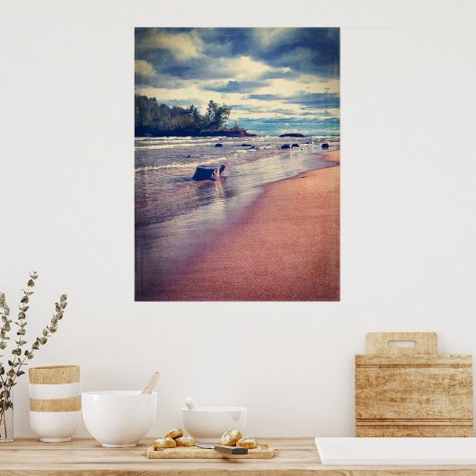 Vintager See Superior Poster (Küche)