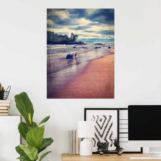 Vintager See Superior Poster (Heimbüro)