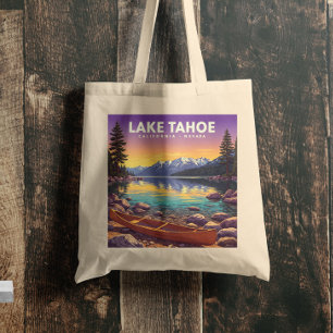 Vintager See Tahoe California Nevada Tragetasche