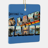 Vintager See Tahoe Ornament (Rechts)