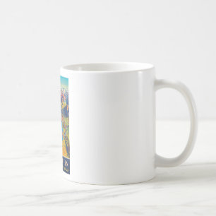 Vintager See Thun Schweiz Reisen Kaffeetasse