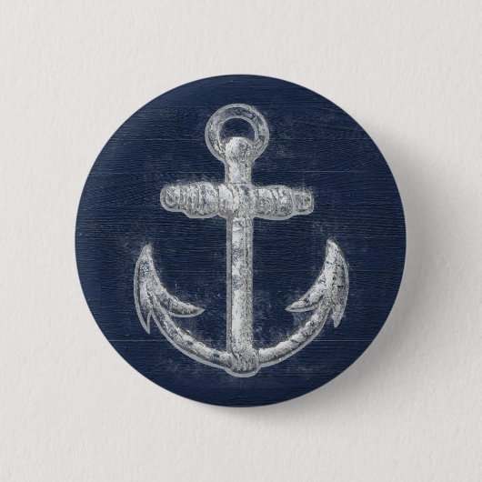 Vintager Seeanker Button (Vorderseite)