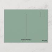 Vintager Seefahrer in Blue Riding Türkei Erntedank Postkarte (Rückseite)