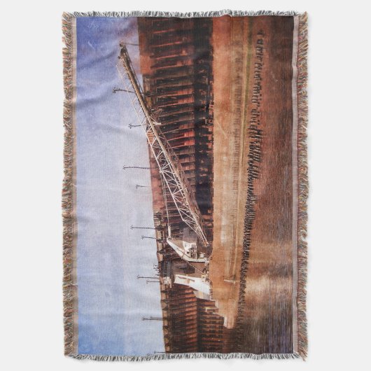 Vintager Seefrachter Decke (Vorderseite Vertikal)