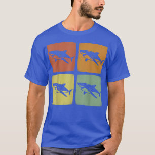 Vintager Seehai Retro Wildtier T-Shirt