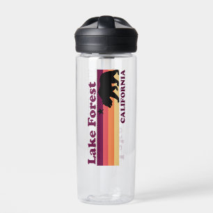 Vintager Seenwald Kalifornien Trinkflasche