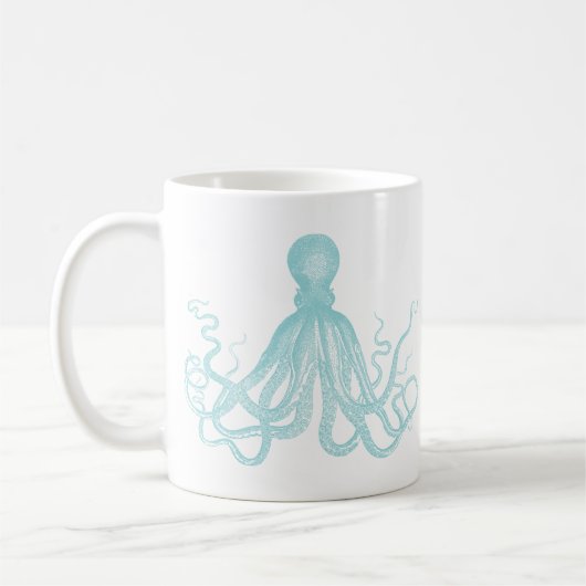 Vintager Seeoktopus Kaffeetasse (Links)