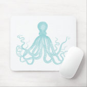 Vintager Seeoktopus Mousepad (Mit Mouse)