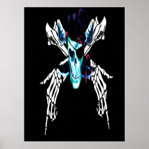 Vintager Seepferd Poster