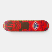 Vintager sehender Augenpunkskateboard Skateboard (Horizontal)