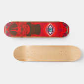 Vintager sehender Augenpunkskateboard Skateboard (Horizontal)