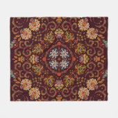 Vintager Seidenhalsschal oder Kicherquadrat Fleecedecke (Vorderseite (Horizontal))