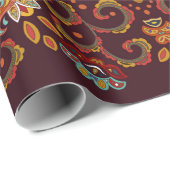 Vintager Seidenhalsschal oder Kicherquadrat Geschenkpapier (Rolleneckpunkt)