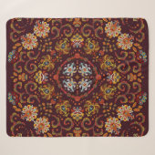 Vintager Seidenhalsschal oder Kicherquadrat Sherpadecke (Vorderseite (Horizontal))