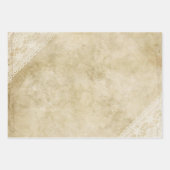 Vintager Seitenauftritt Geschenkpapier Set (Vorderseite 3)