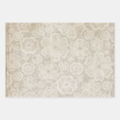 Vintager Seitenauftritt Geschenkpapier Set (Vorderseite 2)