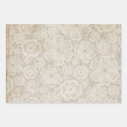 Vintager Seitenauftritt Geschenkpapier Set (Vorderseite 2)