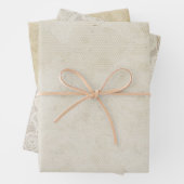 Vintager Seitenauftritt Geschenkpapier Set (Beispiel)