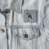 Vintager Sekretär Bird Button (Beispiel)