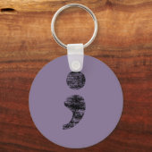 Vintager Semicolon-Schlüsselanhänger Schlüsselanhänger (Vorderseite)