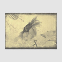 Vintager Sepia Tone Sonnenblumengrunge Textur
