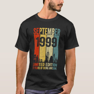 Vintager September 1999 23 Geburtstag 23 Jahre alt T-Shirt
