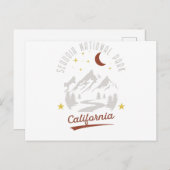 Vintager Sequoia Nationalpark California Postkarte (Vorne/Hinten)