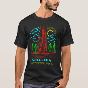 Vintager Sequoia Nationalpark California T-Shirt