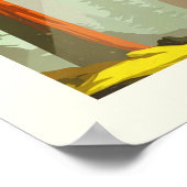 Vintager Sequoia-Nationalpark Poster (Ecke)