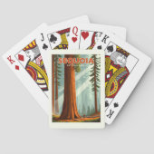 Vintager Sequoia-Nationalpark Spielkarten (Rückseite)