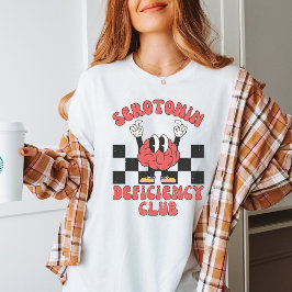 Vintager Serotonin-Defizitclub | Psychische Gesund T-Shirt
