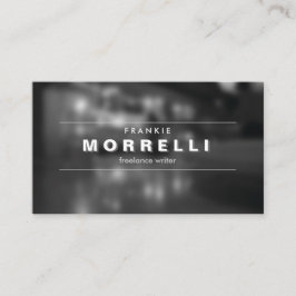 VINTAGER SHADOW-TYP auf der Moody-Foto-Visitenkart Visitenkarte