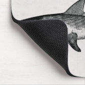 Vintager Shark Beach King Mousepad (Ecke)