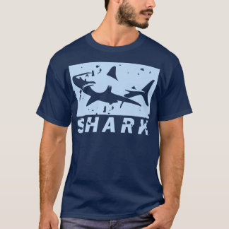 Vintager SHARK-Cooler MeeresbiologeGeschenk T-Shirt