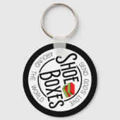 Vintager Shoebox Party Schlüsselanhänger (Vorderseite)