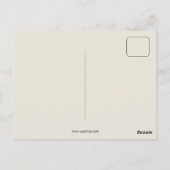 Vintager Shuttleservice zum Flugzeug der Insel aus Postkarte (Rückseite)